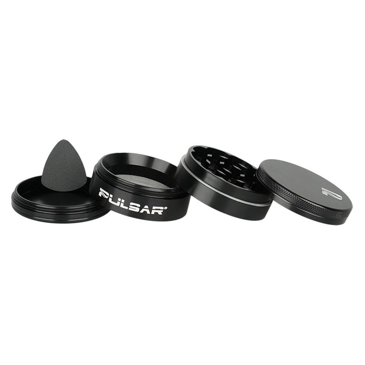 Pulsar Solid Top Aluminum Grinder - GR762 - 4pc / 2" - Headshop.com