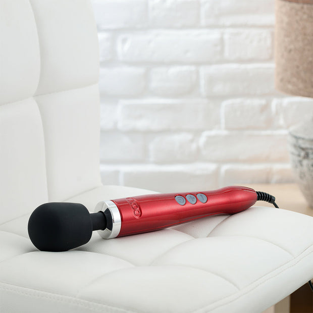 Doxy Die Cast Wand Vibrator Red - Headshop.com