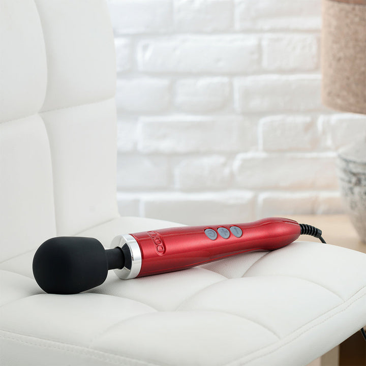 Doxy Die Cast Wand Vibrator Red - Headshop.com
