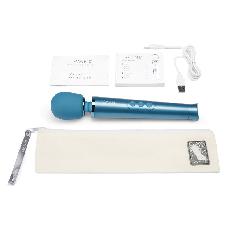 Le Wand Petite Rechargeable Massager Blue - Headshop.com