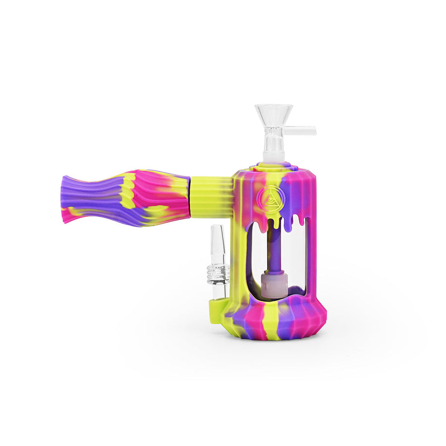 Ritual - 6'' Duality Silicone Dual Use Bubbler - Miami Sunset - Headshop.com