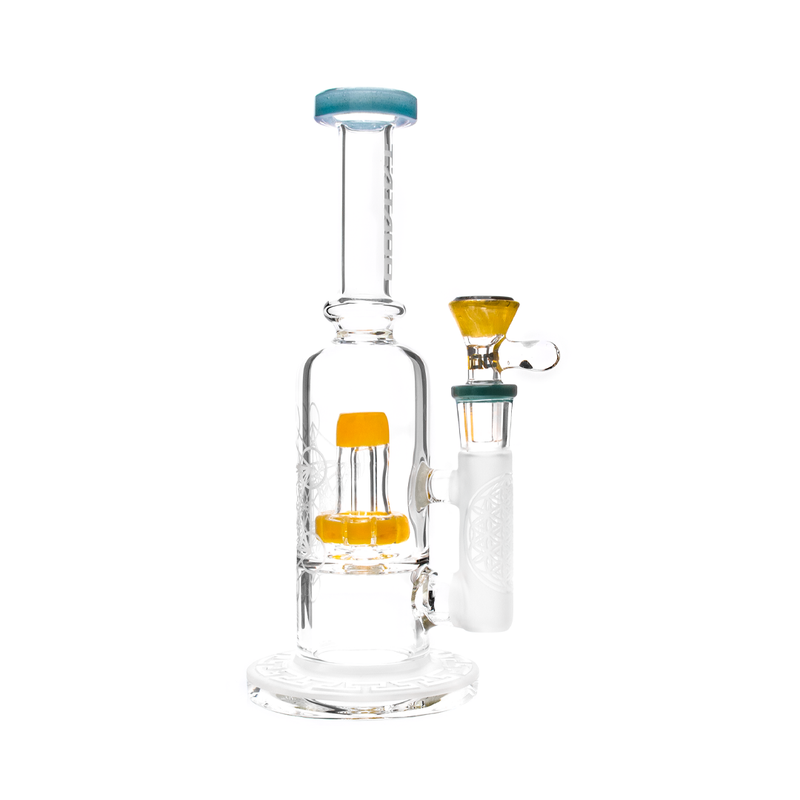 Lookah Glass 11" Straight Tube Capsule Water Pipe - Headshop.com