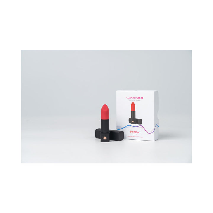 Lovense Exomoon Bluetooth Mini Lipstick Vibrator - Headshop.com