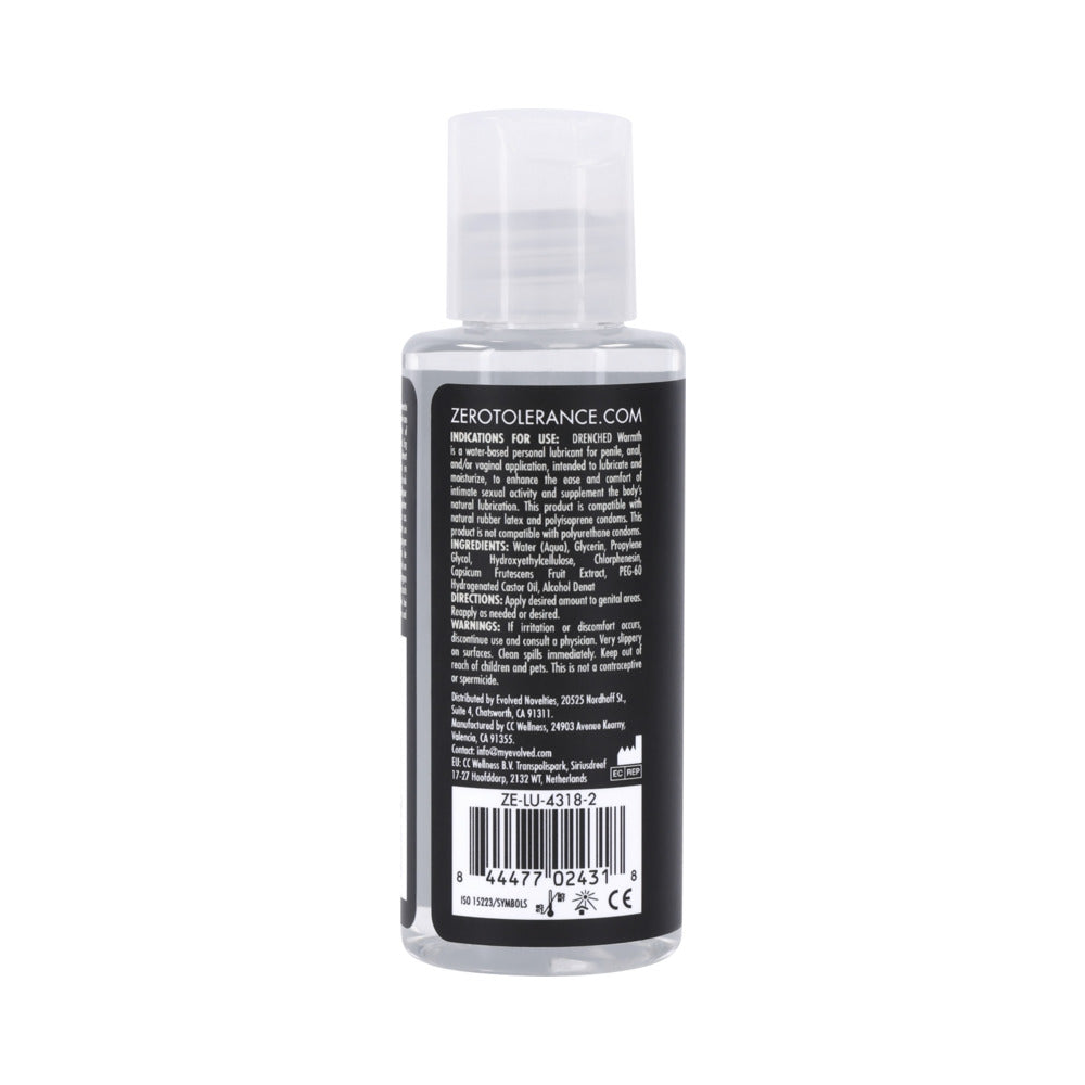 Zero Tolerance Drenched Warmth Water-Based Warming Lubricant - Headshop.com