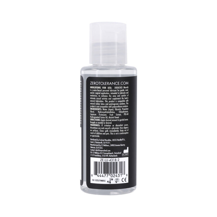 Zero Tolerance Drenched Warmth Water-Based Warming Lubricant - Headshop.com