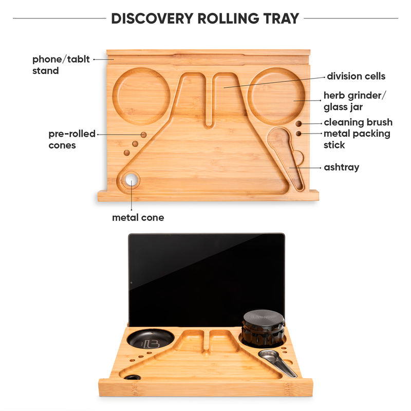 DISCOVERY 2.0 Storage Stash Box with Fingerprint Lock - Headshop.com