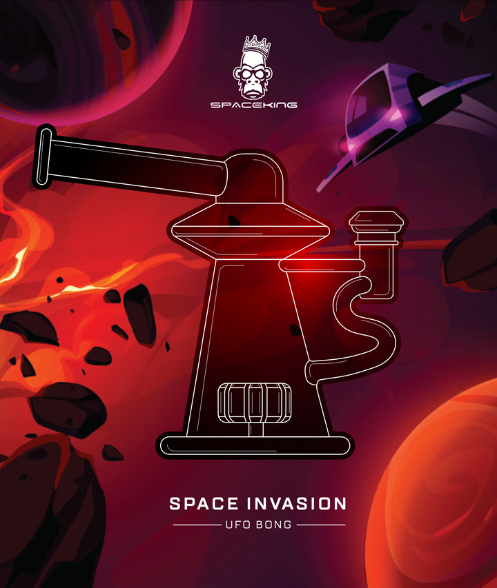 Space King Glass - 'Space Invasion' UFO Bong - Headshop.com
