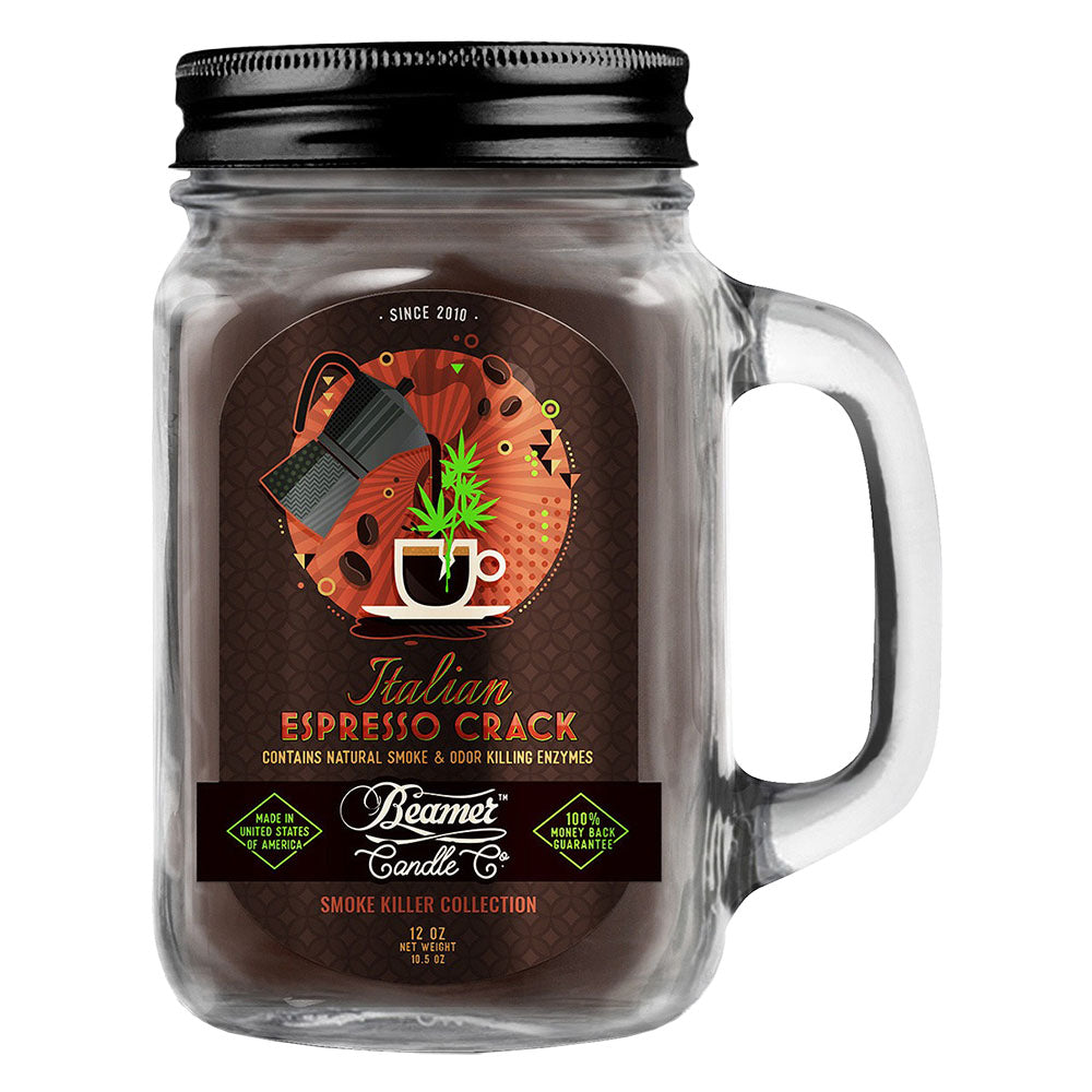Beamer Candle Co. Mason Jar Candle | Italian Espresso Crack - Headshop.com