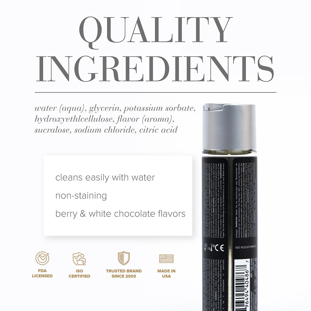 JO Gelato White Chocolate Rasberry Truffle Water-Based Lubricant 4 oz. - Headshop.com