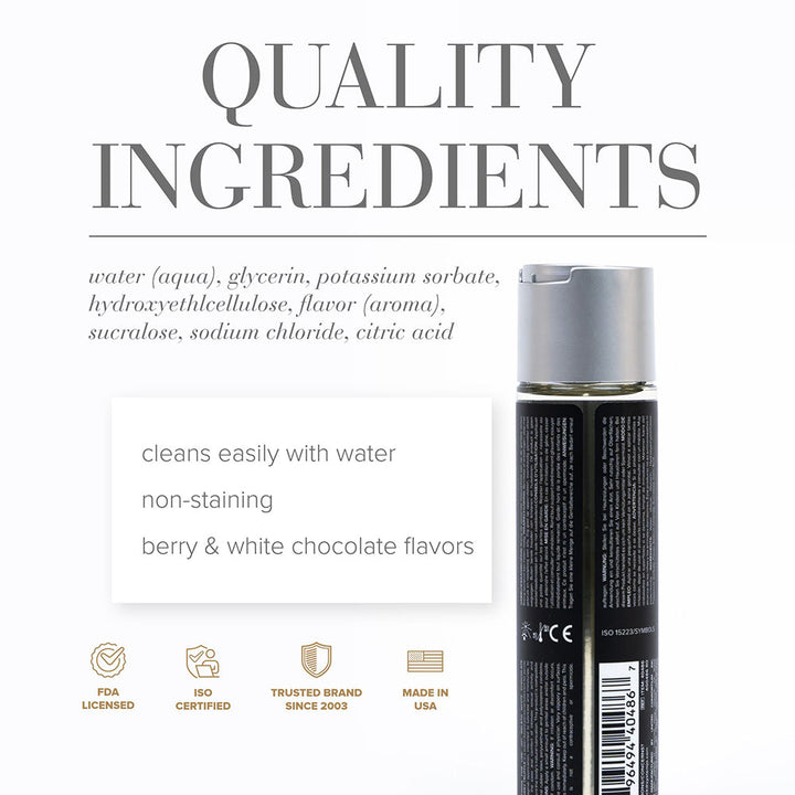 JO Gelato White Chocolate Rasberry Truffle Water-Based Lubricant 4 oz. - Headshop.com