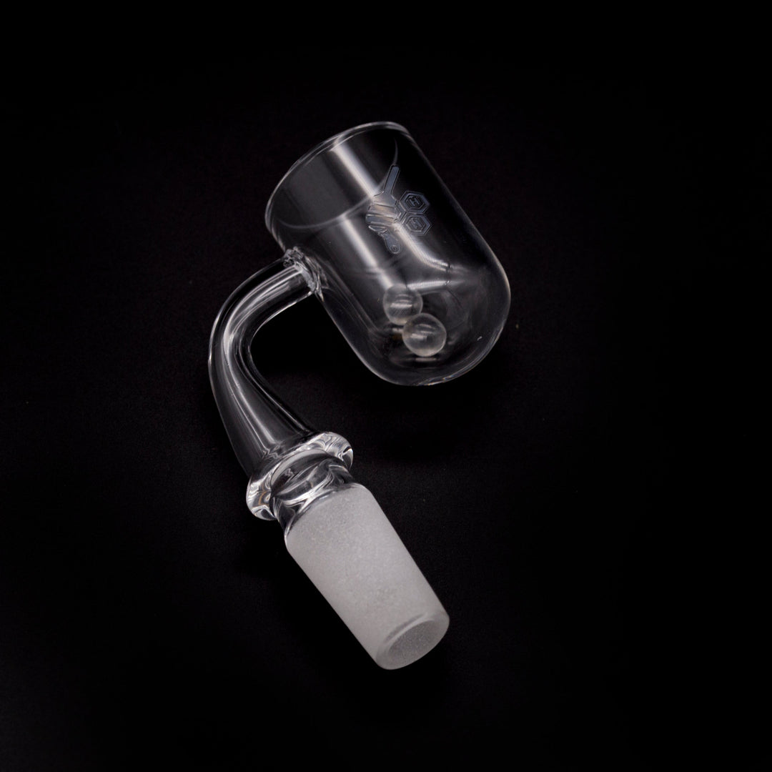 HONEY CYCLONE QUARTZ BANGER - 90° DEGREE | YL - Headshop.com
