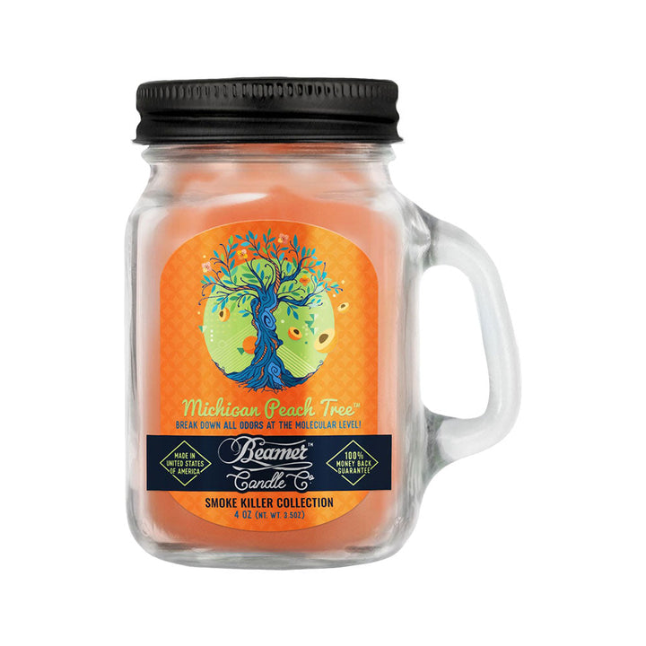 Beamer Candle Co. Mason Jar Candle | Michigan Peach Tree - Headshop.com