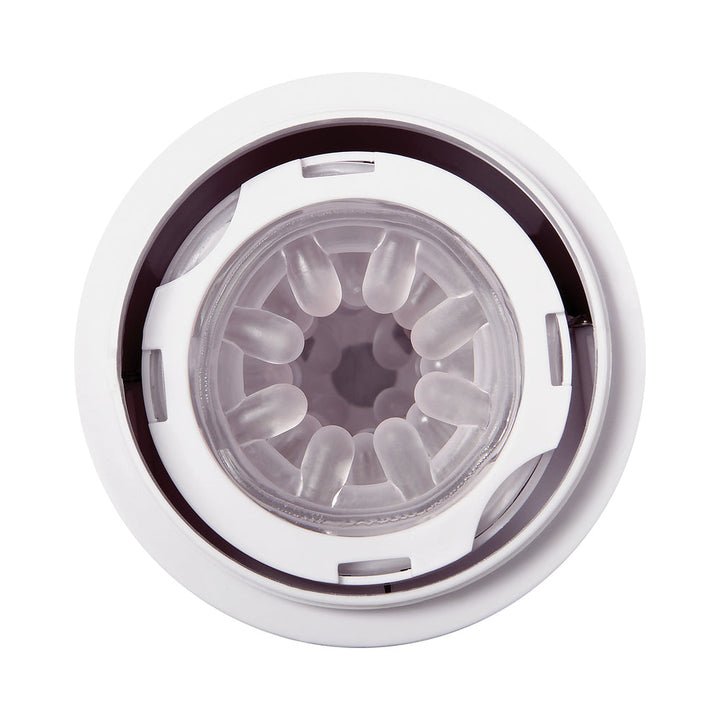 Zero Tolerance Rechargeable Thrusting Stroker With Movie Download White - Headshop.com