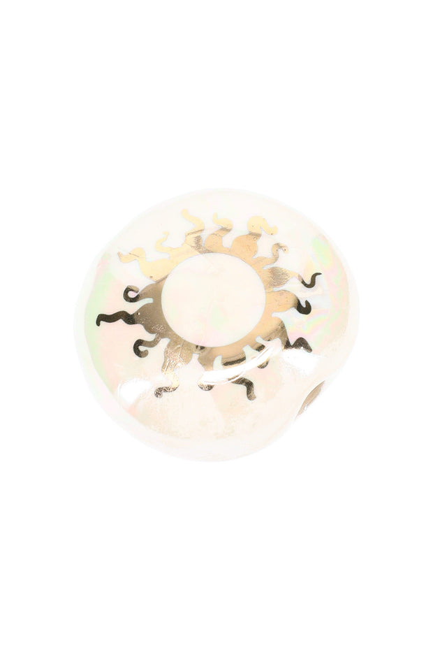 Ancient Creations Ceramics Round Ceramic Smoke Stone – 2″ – US-Made