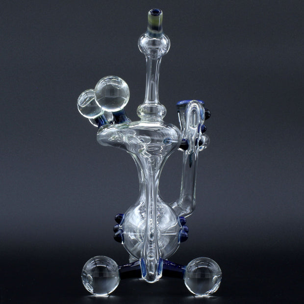 Clayball Glass "Milky Way" Heady Recycler Dab-Rig - Headshop.com