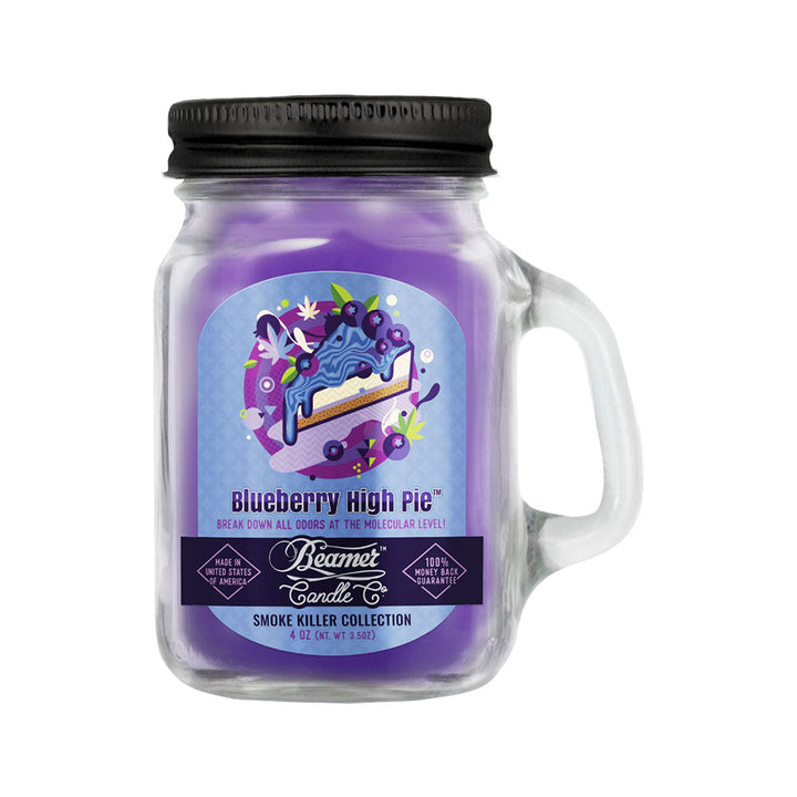 Beamer Candle Co. Mason Jar Candle | Blueberry High Pie - Headshop.com