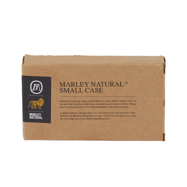 Marley Natural Black Walnut Storage Case - Headshop.com