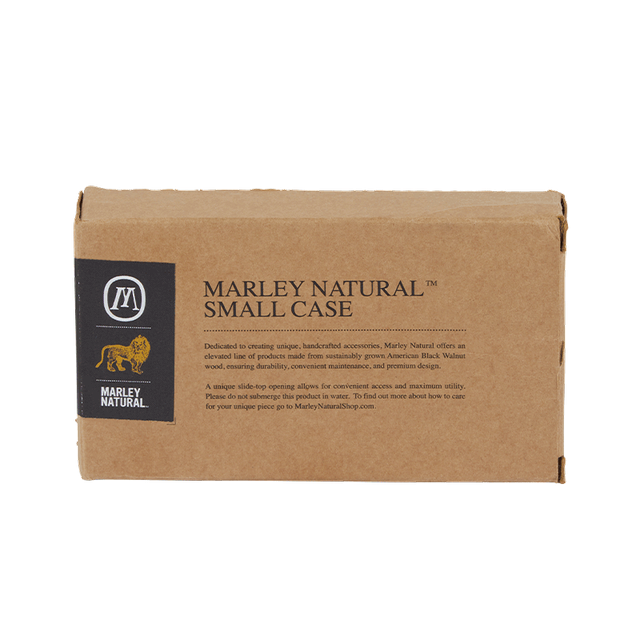Marley Natural Black Walnut Storage Case - Headshop.com