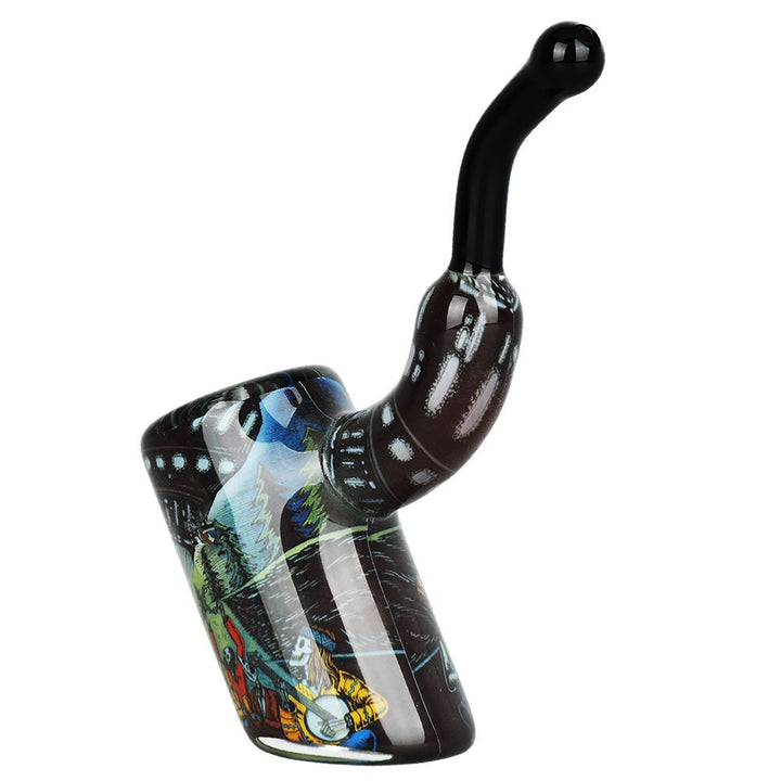 Grateful Dead x Pulsar Inside Print Bent Sherlock Pipe | 4" - Headshop.com
