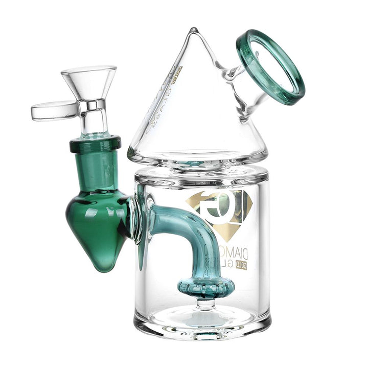 Diamond Glass Missile Mini Rig - 5" / 14mm F - Headshop.com