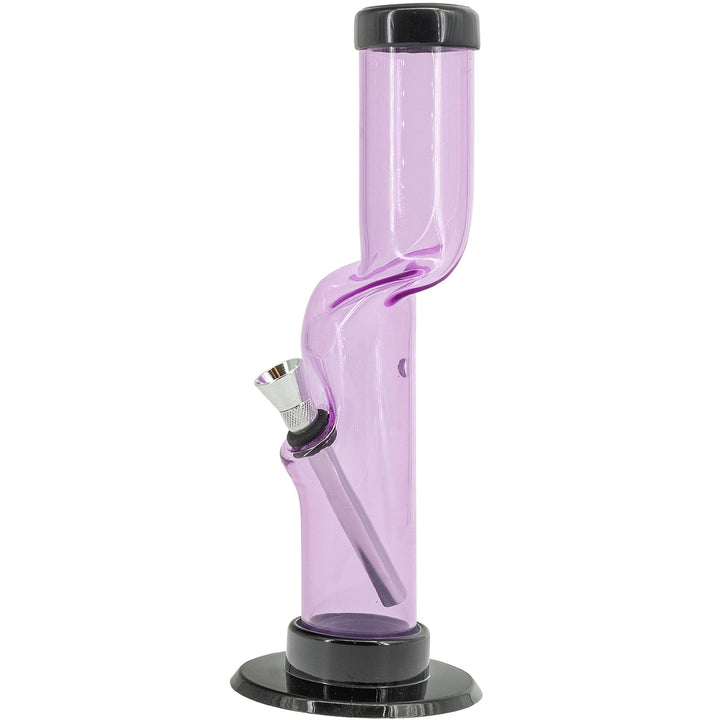 Acrylic Kink Neck Bong 9-12" Acrylic Kink Neck Bong - Multiple Colors