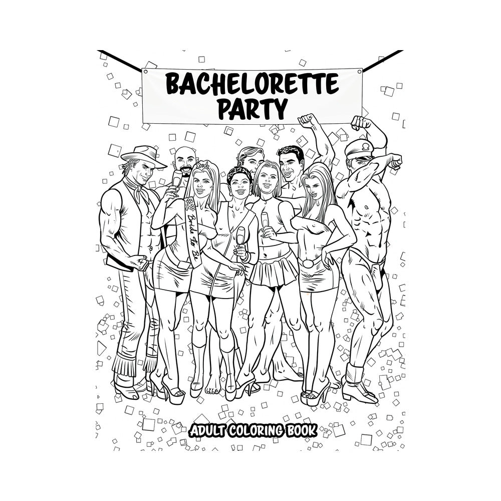 Bachelorette Party Coloring Book - Headshop.com