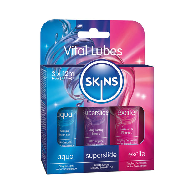 Skins Vital Sampler Tubes 12 ml 3-Pack - Headshop.com