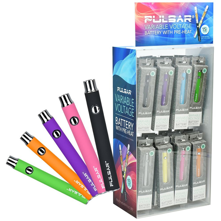 48 Pc Display - Pulsar VV Battery W/ Preheat | 350mAh - Headshop.com