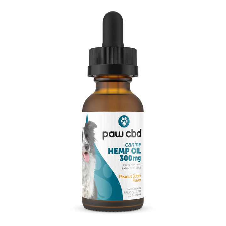CBD Dog Oil Tincture for Calmness & Health Support Peanut Butter (300MG - 3000MG) - Headshop.com