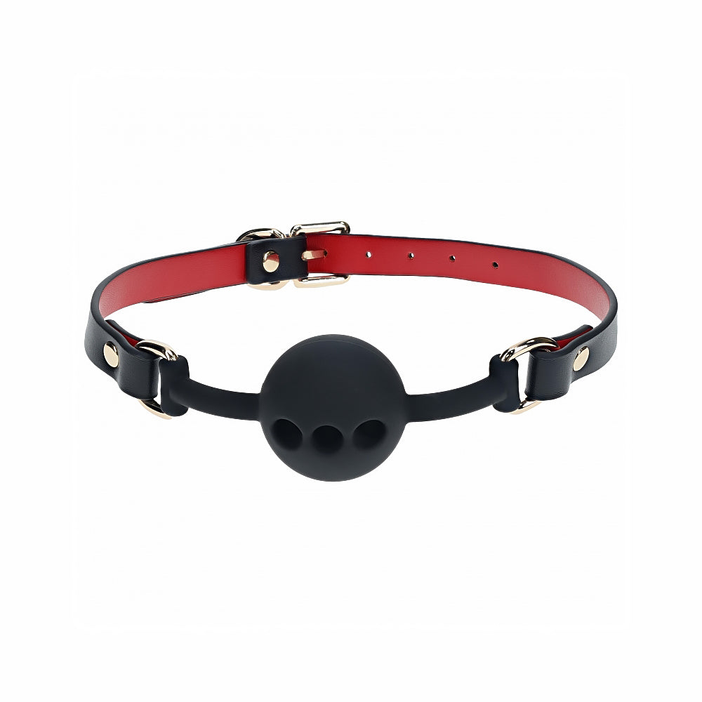Ouch! International Milan Collection Silicone Ball Gag - Headshop.com