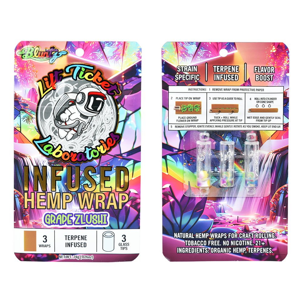 Lift Ticket Terpene Infused Hemp Wrap + Tip Bluntz 3pc | 10pk - Headshop.com