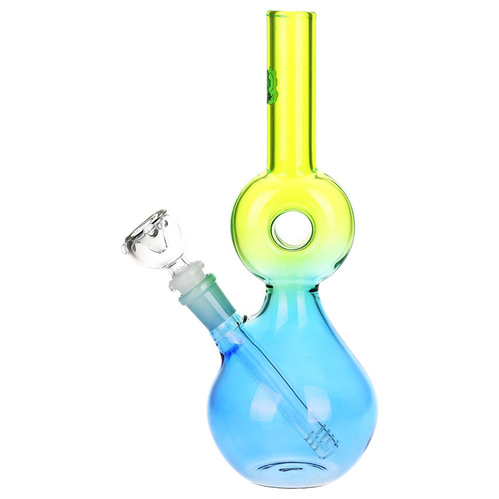 3CT BUNDLE - SeshGear Donut Ombre Glass Water Pipe - 10.5" / 14mm F / Assorted Colors