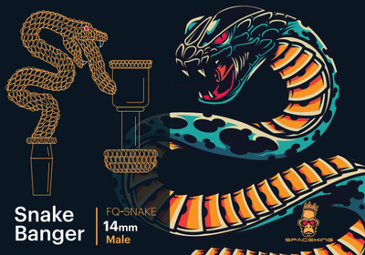 Space King Snake Banger - Handmade - Headshop.com