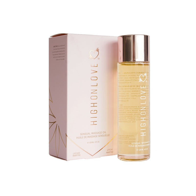 HighOnLove Massage Oil Lychee Martini - Headshop.com