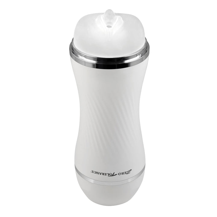 Zero Tolerance Double Dip Dual-Ended Realistic Stroker with Movie Download White - Headshop.com