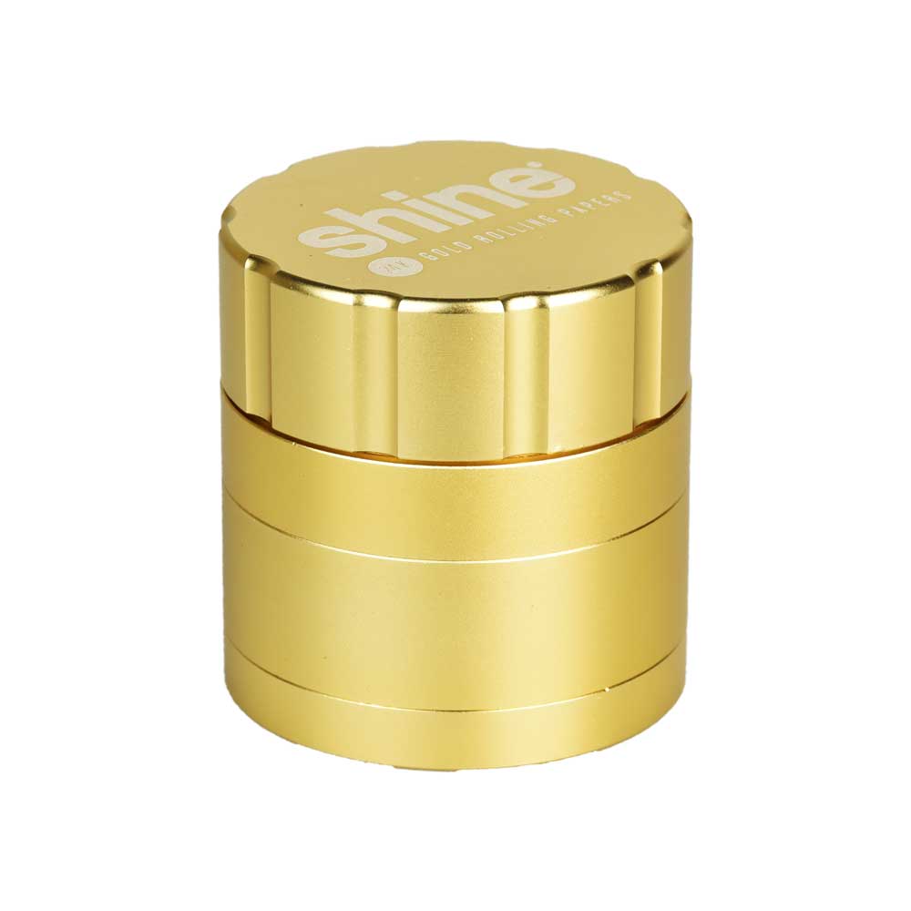 Shine Gold Herb Grinder - Headshop.com