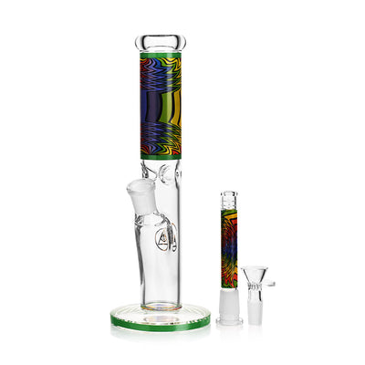 Ritual Smoke - Prism 10" Glass Straight Tube - Emerald - Headshop.com
