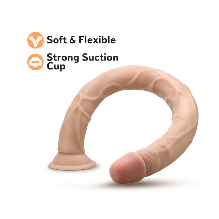 Dr. Skin 19 in. Dildo Beige - Headshop.com