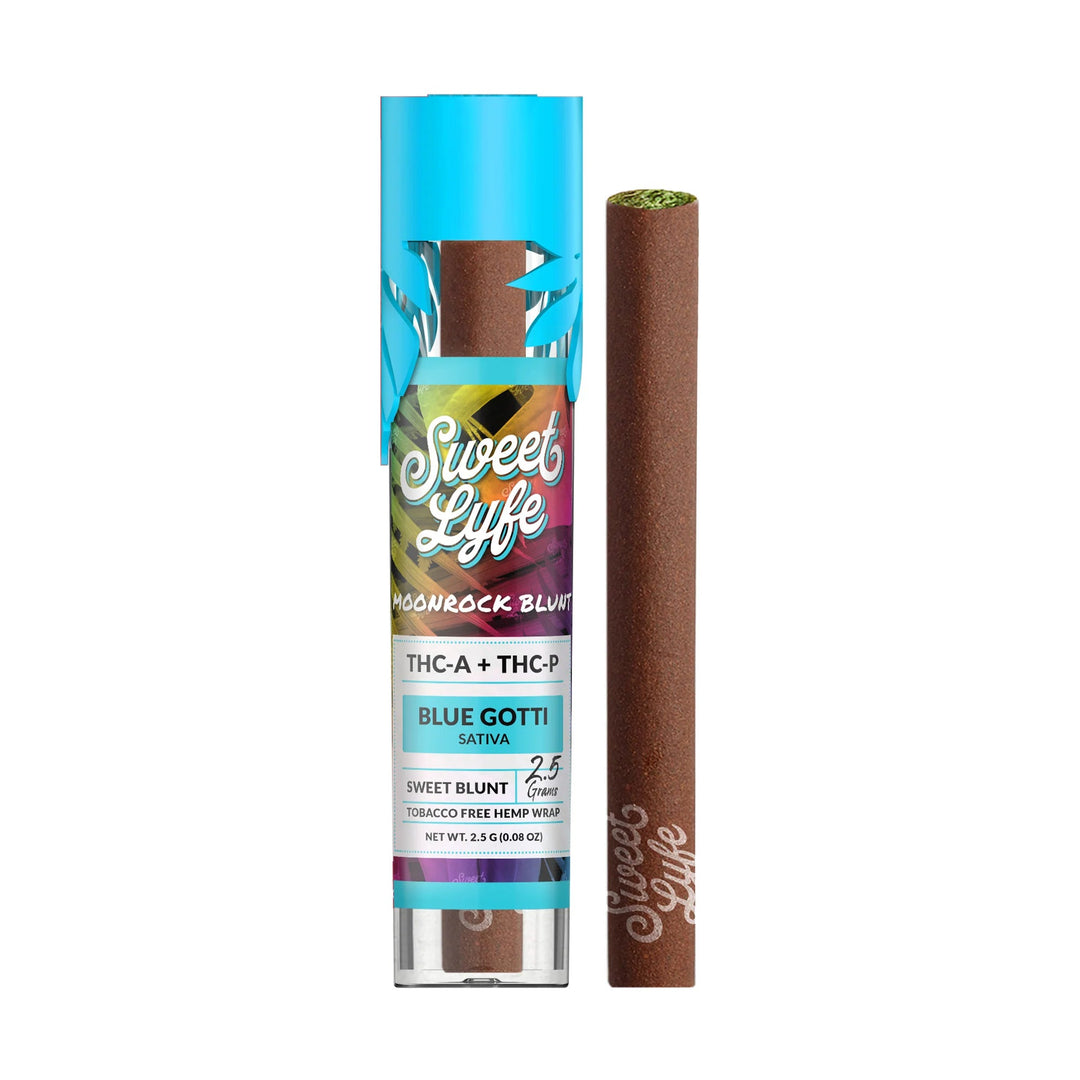 Sweet Lyfe Moonrock Blunt THCA+THCP - Blue Gotti - Sativa - Headshop.com