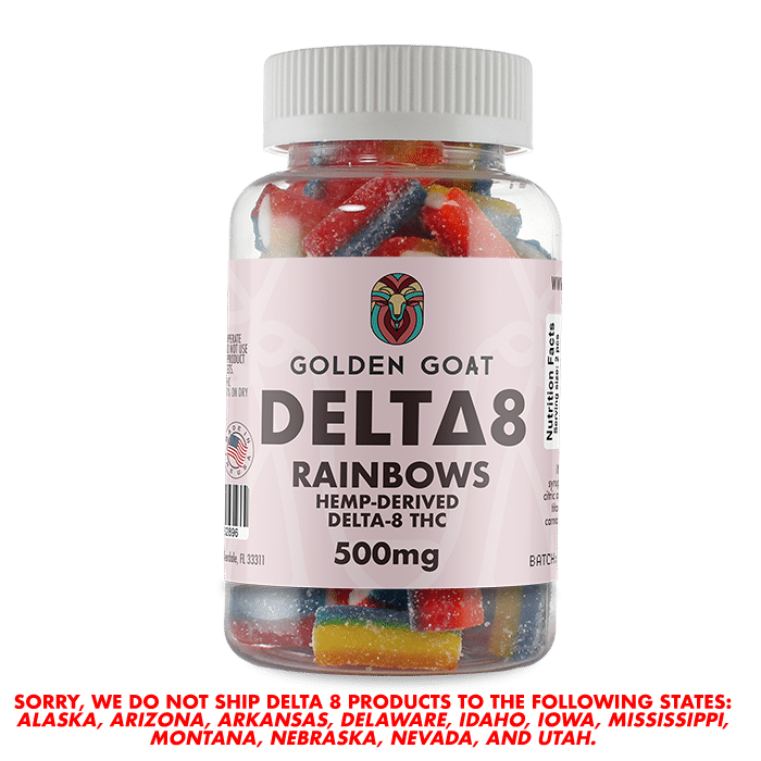 Delta 8 Gummies 500mg - Rainbows - Headshop.com