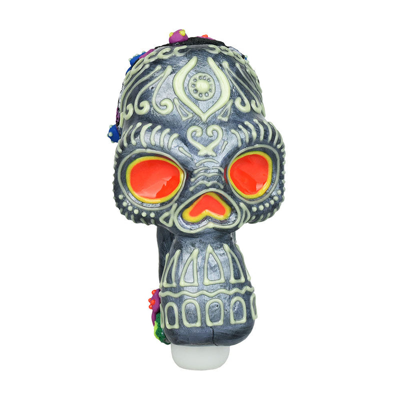Pulsar Voodoo Skull Spoon Pipe - 5.5" - Headshop.com