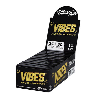 VIBES Ultra Thin Rolling Papers w/ Filters - Headshop.com