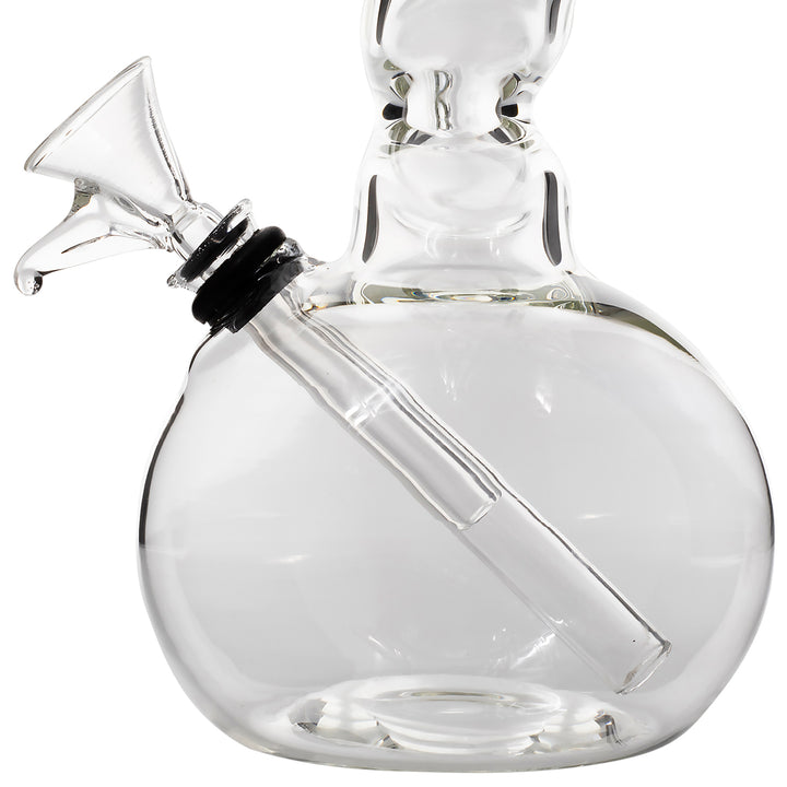 LA Pipes "Jacob's Ladder" Crystal Clear Zong Bong - Headshop.com