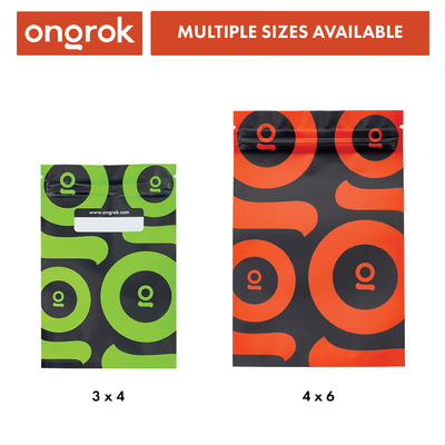 Ongrok Color-Coded Mylar Bags - Headshop.com