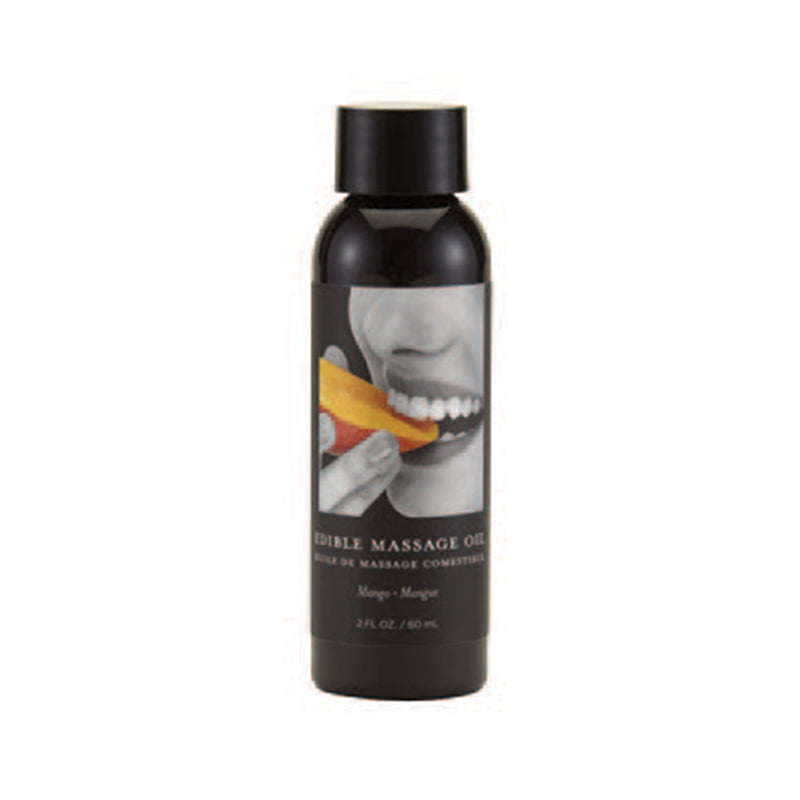 Earthly Body Edible Massage Oil Mango 2oz - Headshop.com