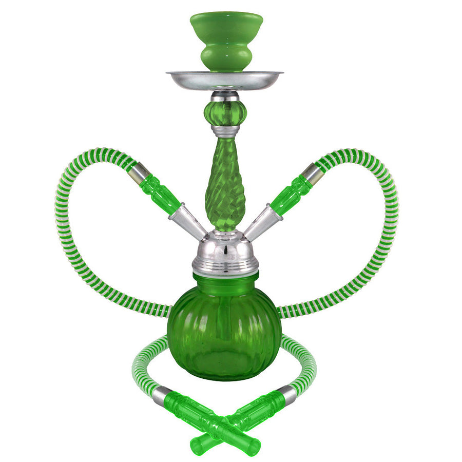 12" Posh 2-Hose Premium Hookah - Colors Vary - Headshop.com