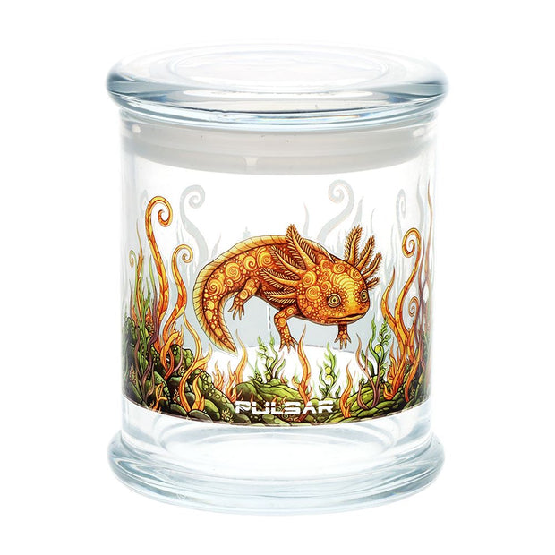 Pulsar Pop Top Glass Jar | Large | 4.5" x 3.9"