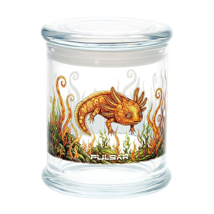 Pulsar Pop Top Glass Jar | Large | 4.5" x 3.9"