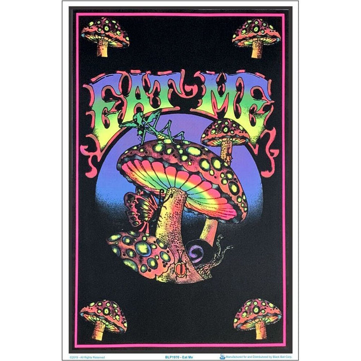 Eat Me Blacklight Poster - 23"x35" - Headshop.com