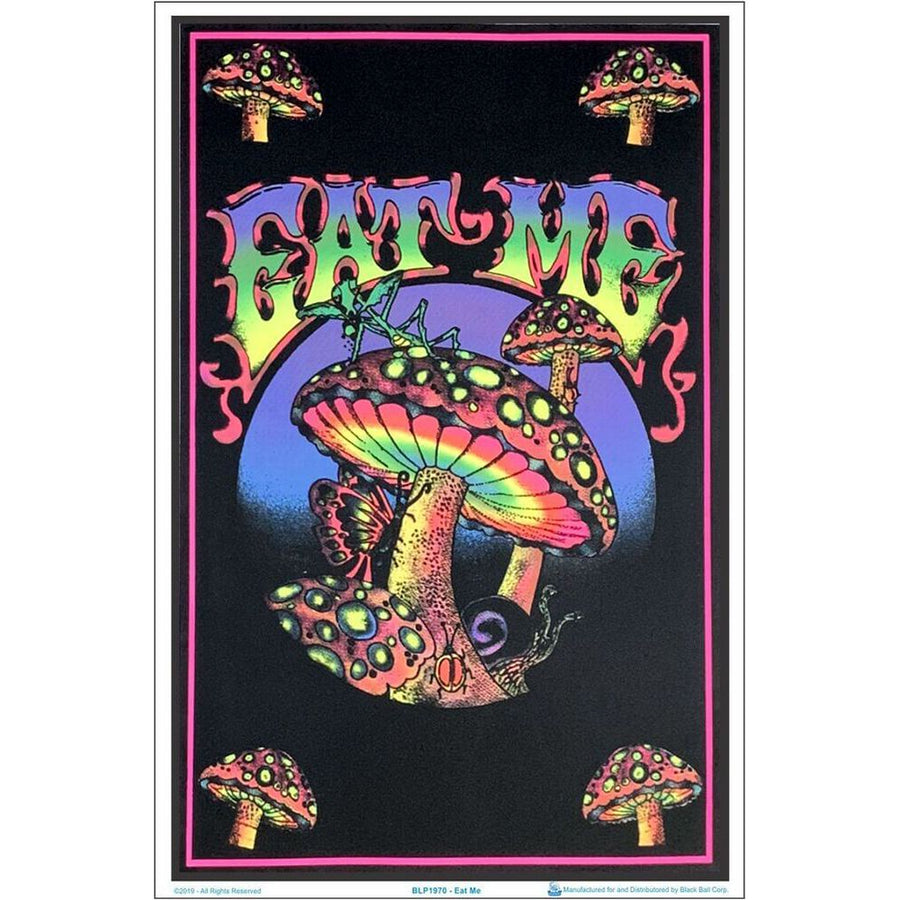 Eat Me Blacklight Poster - 23"x35" - Headshop.com